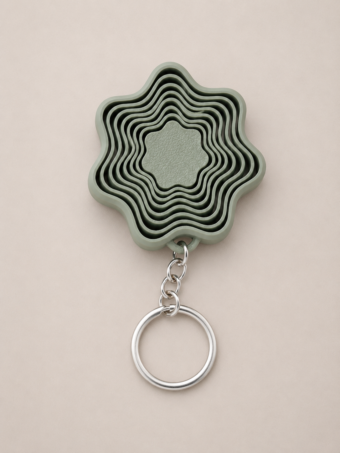 Layered Flower Keychain