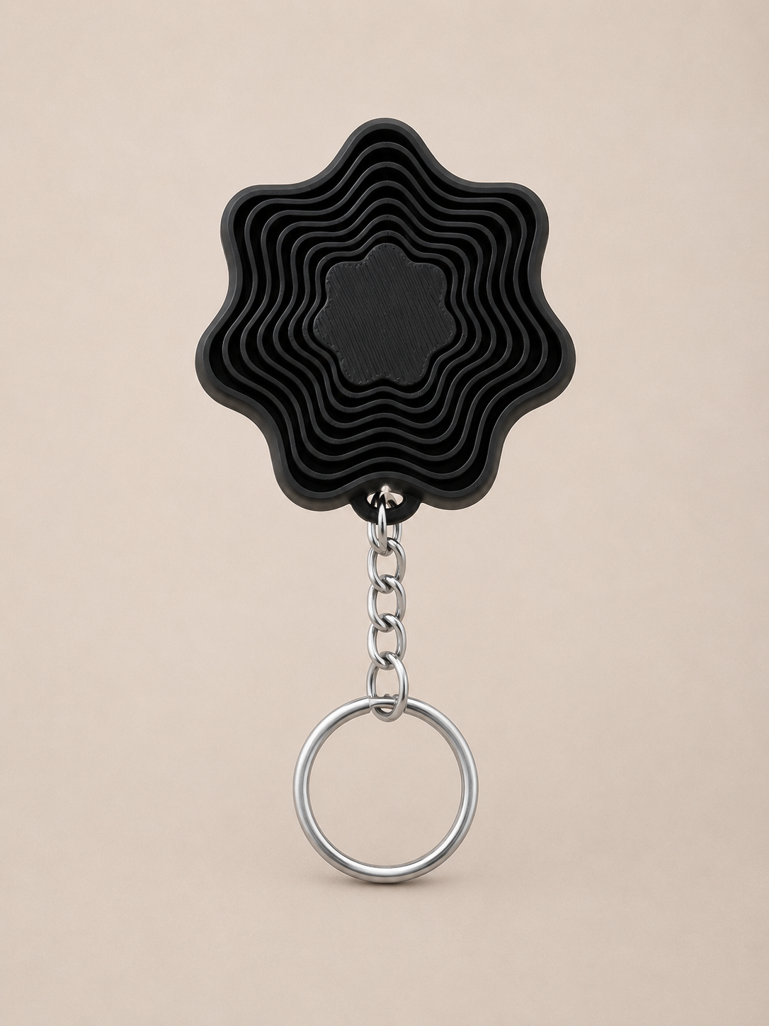 Layered Flower Keychain