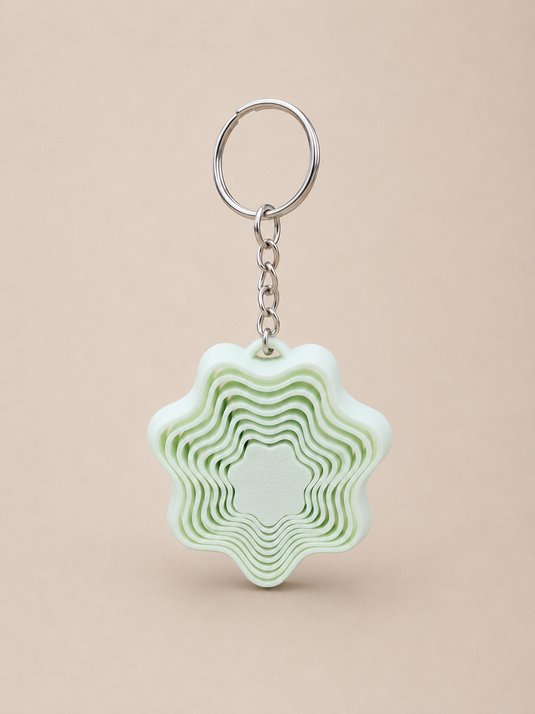 Layered Flower Keychain