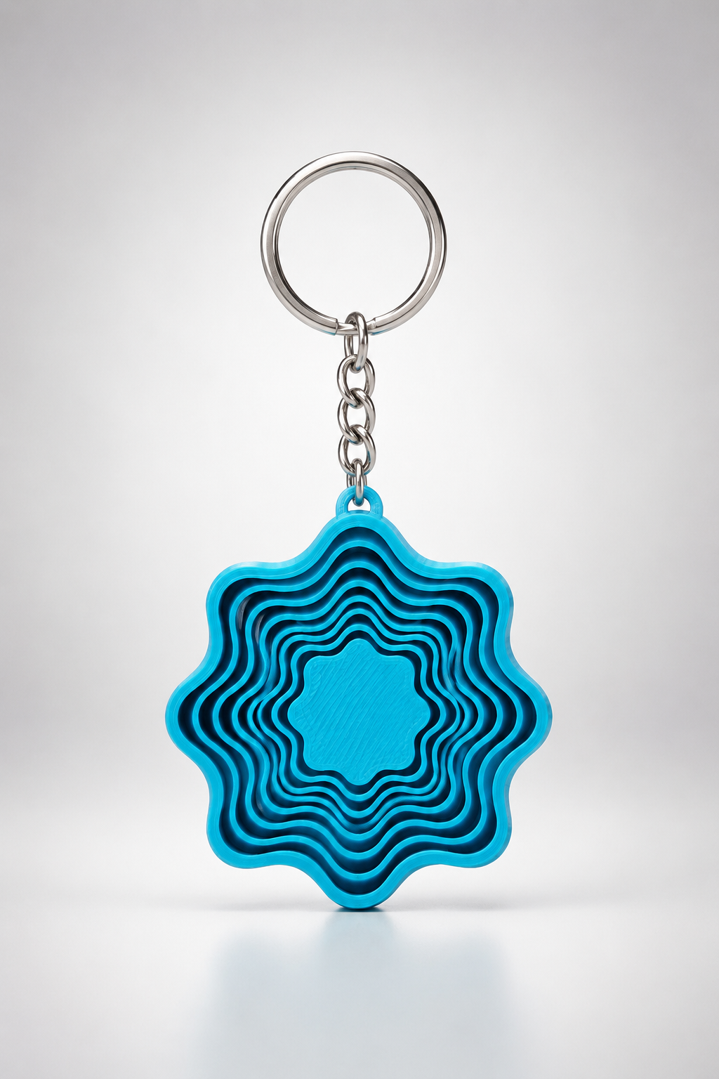 Layered Flower Keychain