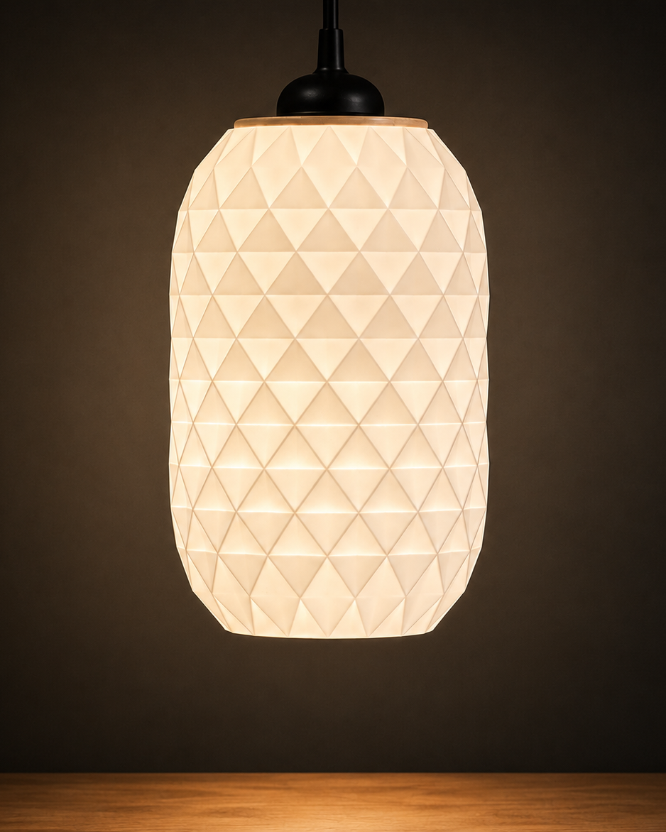 Modern Diamond Texture Hanging Lamp